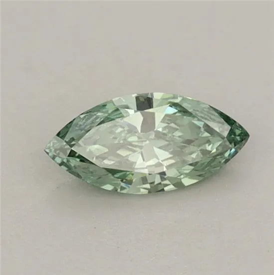 0.31ct Marquise Lab Grown Diamond (Colour Fancy Vivid Green, Clarity VS1, IGI Certified)