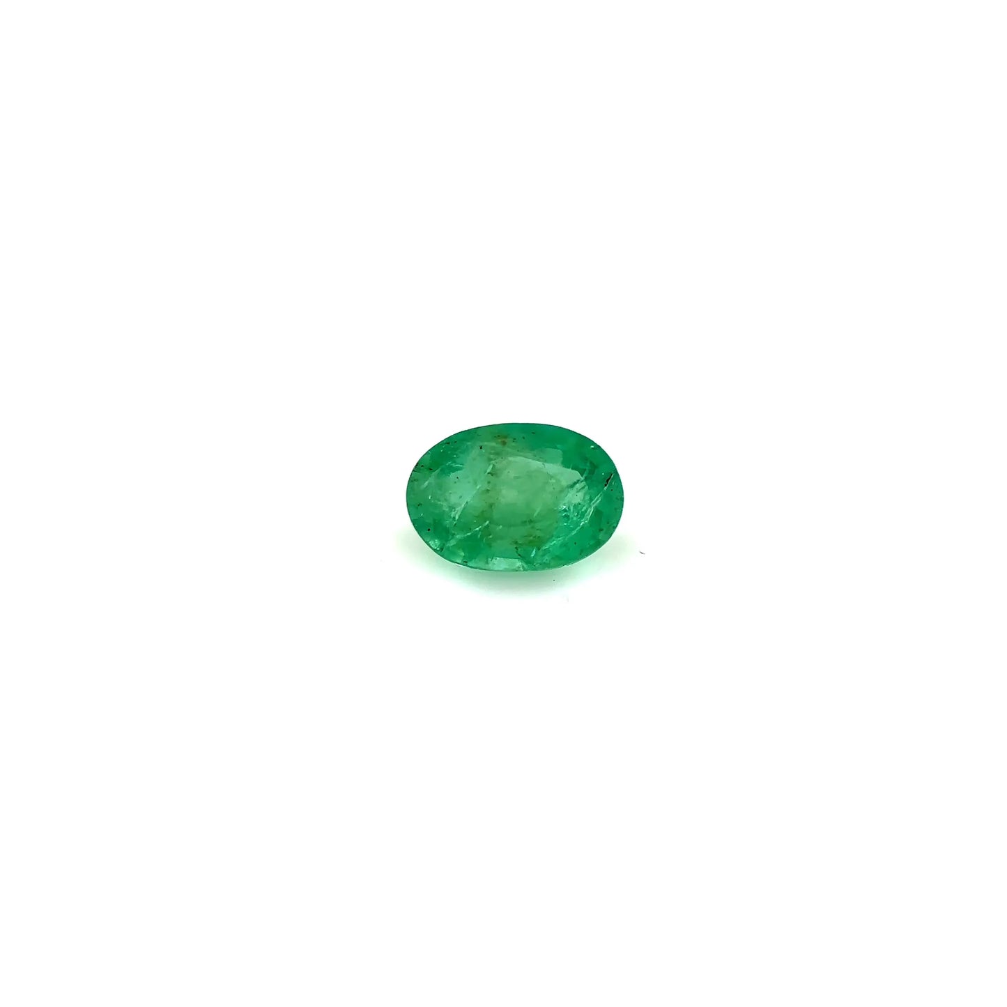 0.37ct Oval Natural Emerald (Colour Green, Clarity Slightly Included, Cut Faceted)