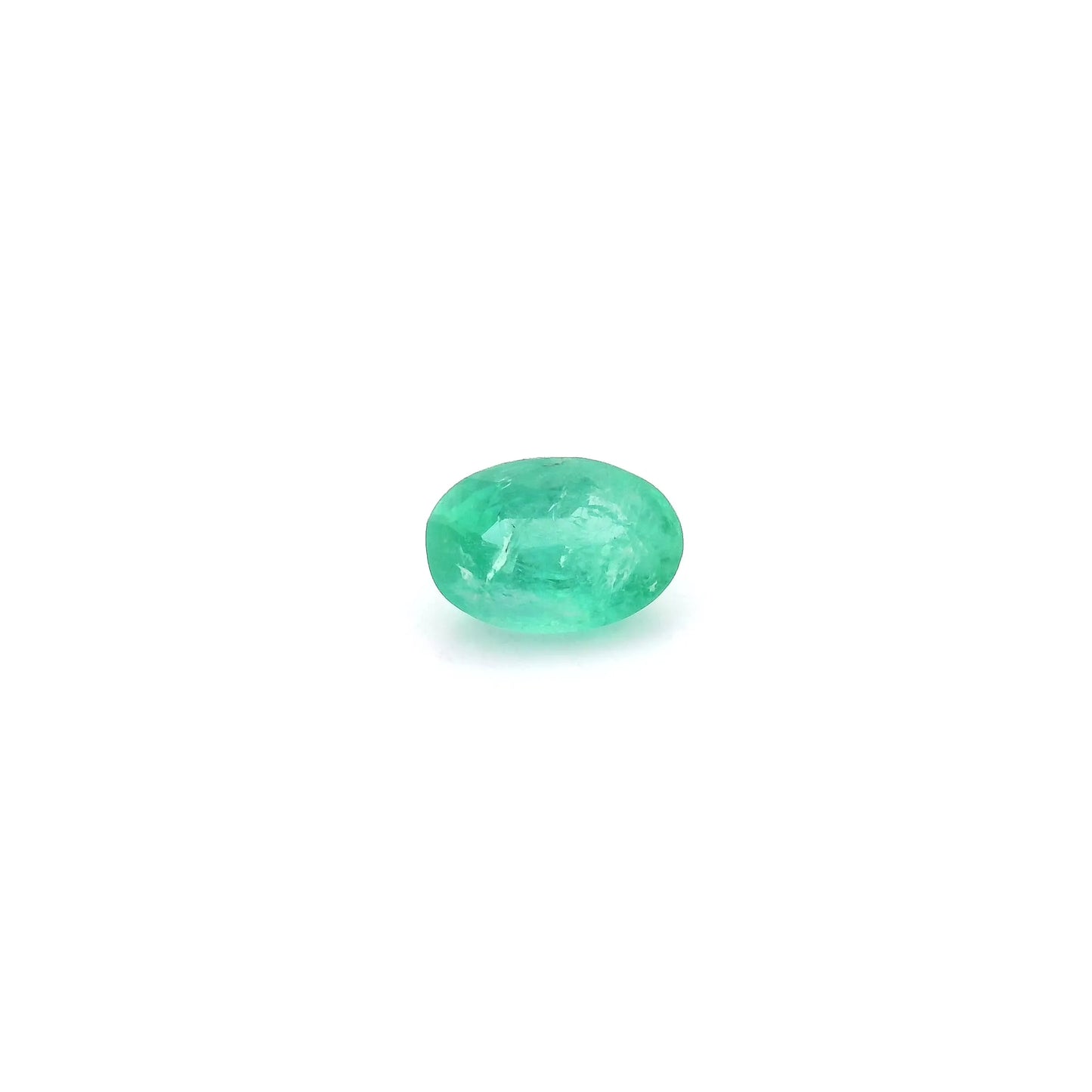 0.44ct Oval Natural Emerald (Colour Green, Clarity Moderately Included, Cut Faceted)