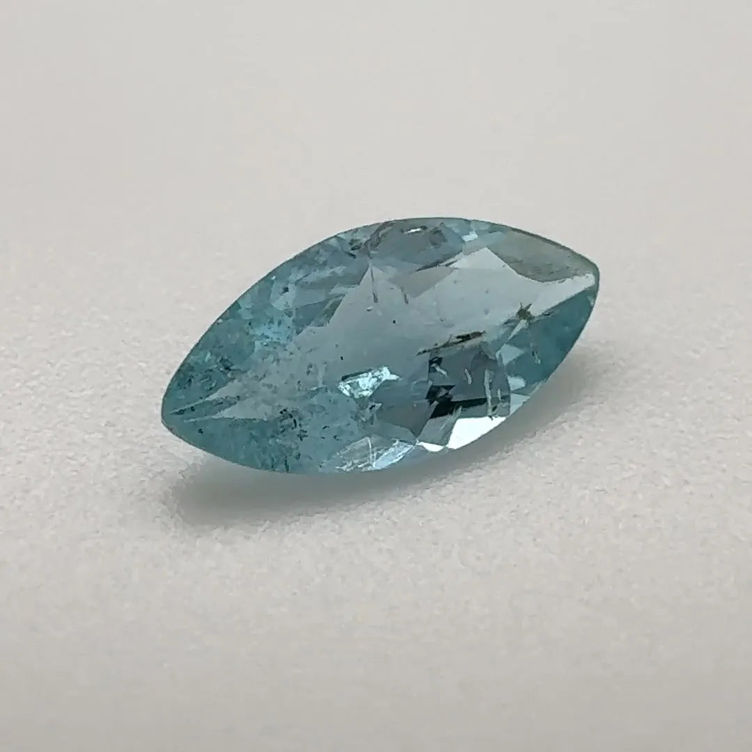 0.82ct Marquise Natural Aquamarine (Colour Blue, Clarity Moderately Included, Cut Faceted)