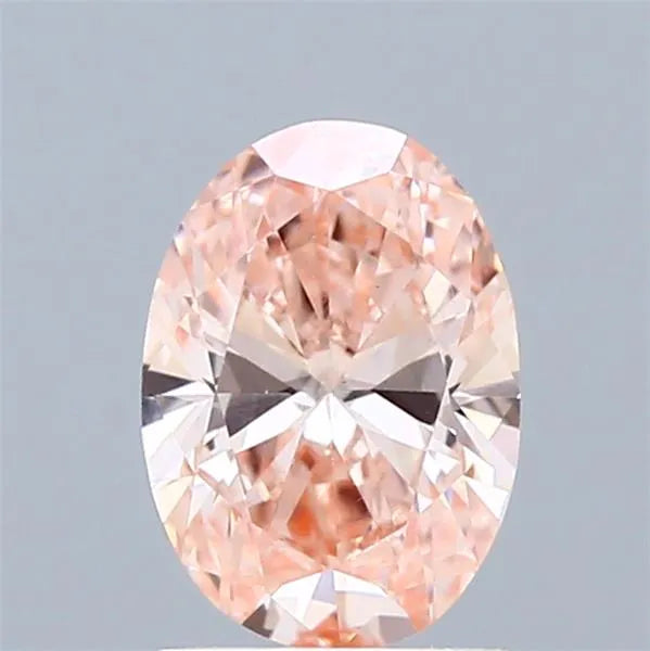 1.09ct Oval Lab Grown Diamond (Colour Fancy Intense Pink, Clarity VS1, IGI Certified)
