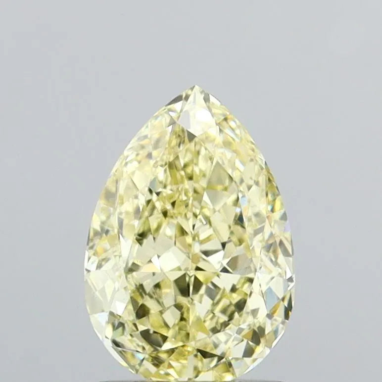 1.52ct Pear Lab Grown Diamond (Colour Fancy Light Yellow, Clarity VS1, IGI Certified)
