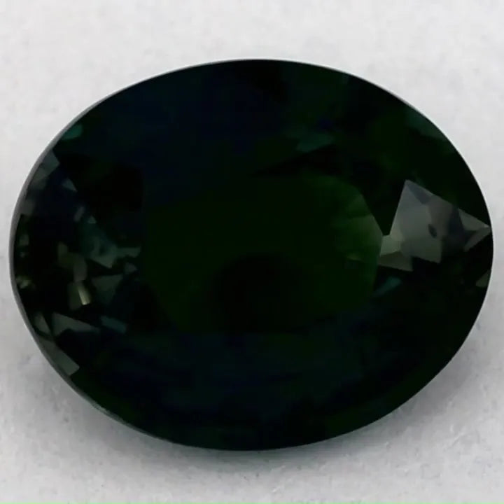 1.81ct Oval Natural Sapphire (Colour Green, Clarity Eye Clean, Cut Faceted)