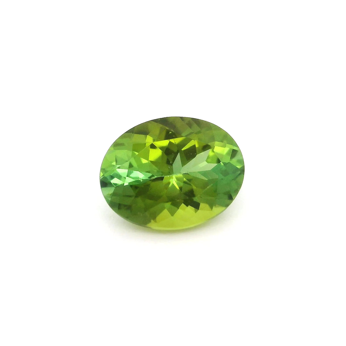1.81ct Oval Natural Tourmaline (Colour Green, Clarity Eye Clean, Cut Faceted)