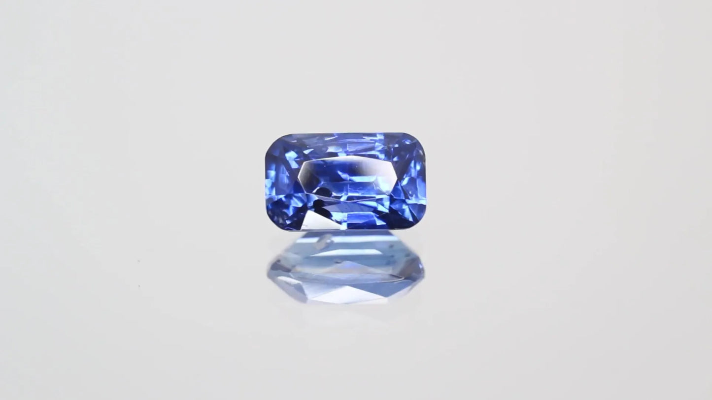 1.93ct Cushion Natural Sapphire (Colour Blue, Clarity Slightly Included, Cut Faceted)