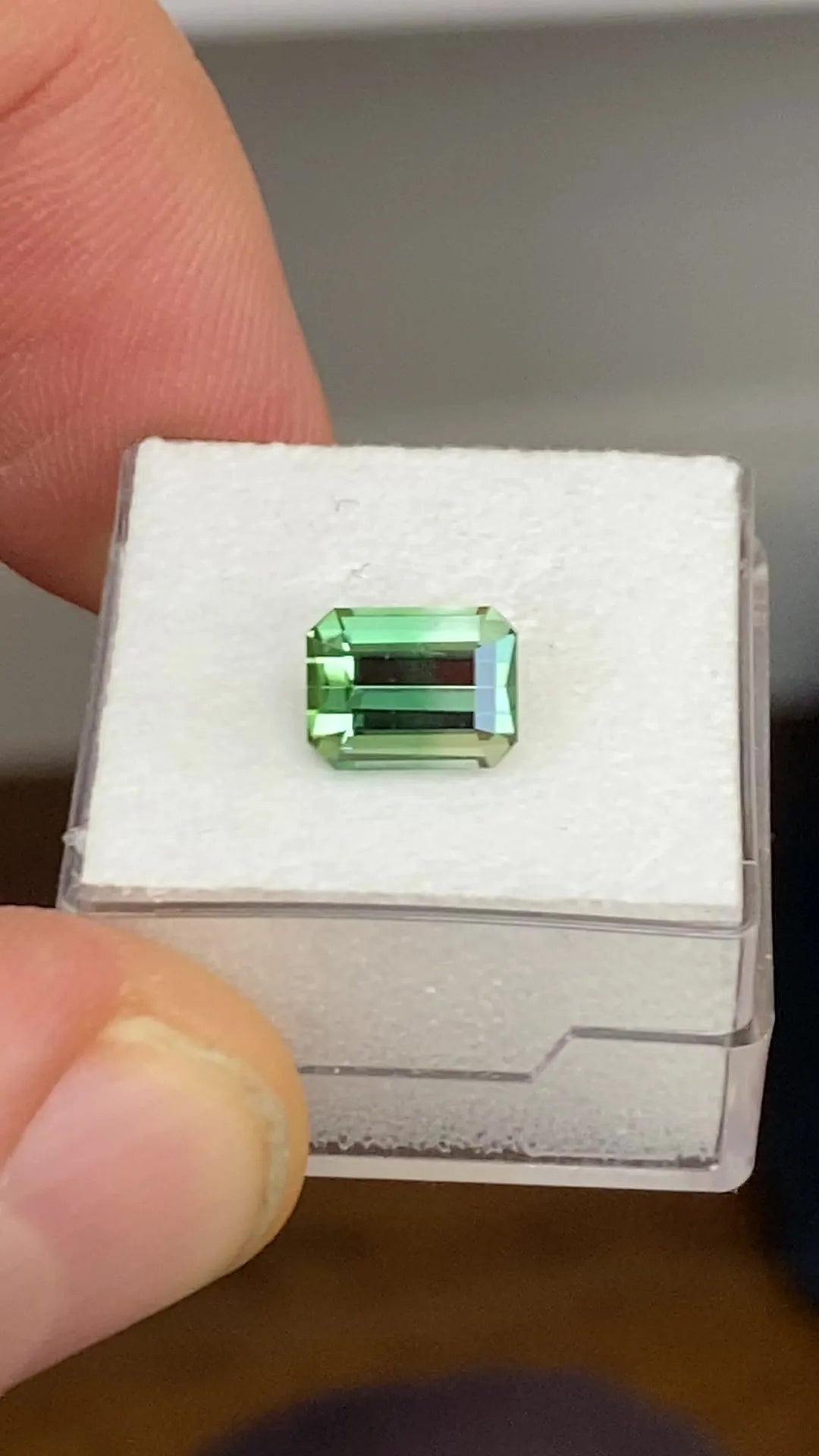 2.03ct Emerald Natural Tourmaline (Colour Green, Clarity Eye Clean, Cut Faceted)