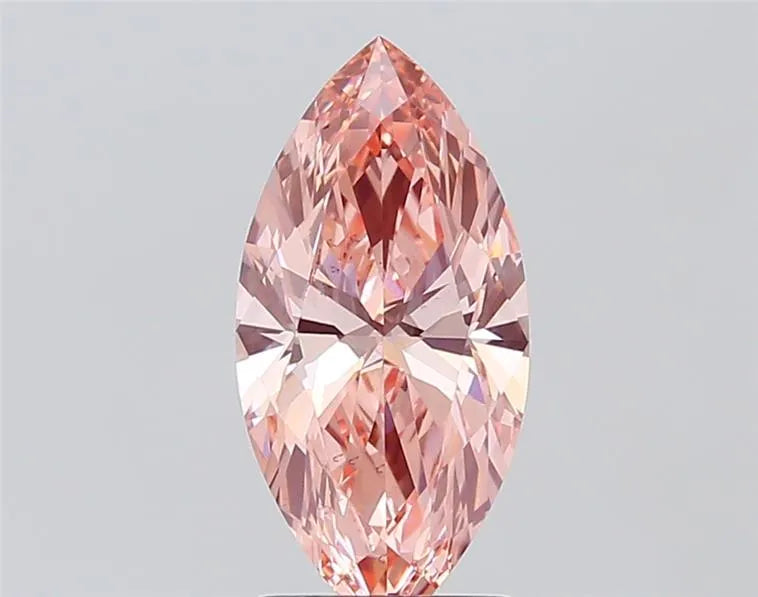 2.03ct Marquise Lab Grown Diamond (Colour Fancy Vivid Pink, Clarity VS2, IGI Certified)