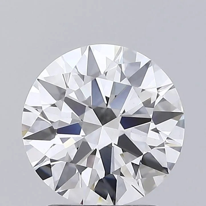 2.07ct Round Lab Grown Diamond (Colour E, Clarity VVS1, Cut ID, IGI Certified)