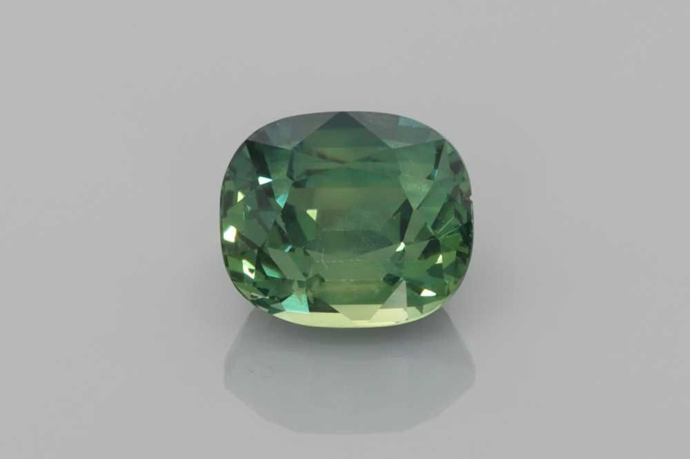 2.09ct Cushion Natural Sapphire (Colour Teal, Clarity Eye Clean, Cut Faceted)