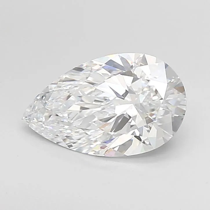 2.14ct Pear Lab Grown Diamond (Colour E, Clarity VVS2, Cut EX, IGI Certified)