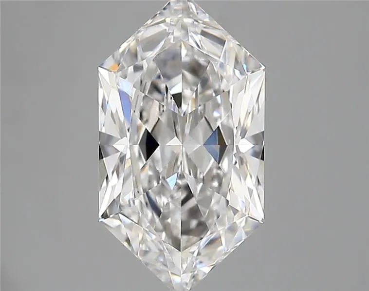 2.55ct Hexagonal Lab Grown Diamond (Colour E, Clarity VS1, IGI Certified)