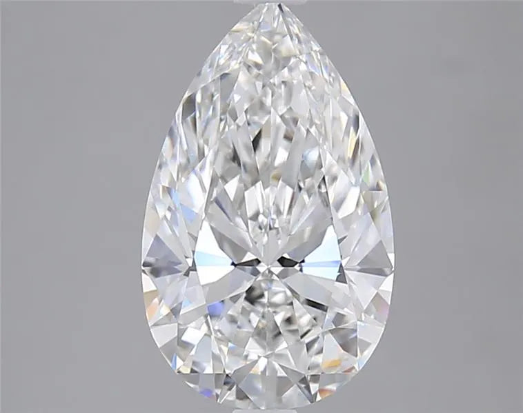 2.56ct Pear Lab Grown Diamond (Colour F, Clarity VVS1, IGI Certified)