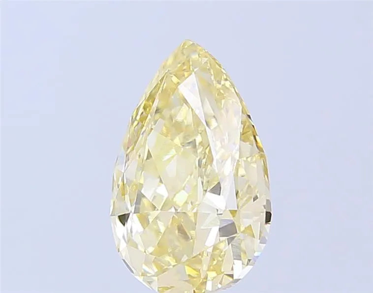 2.91ct Pear Lab Grown Diamond (Colour Fancy Yellow, Clarity VVS2, IGI Certified)