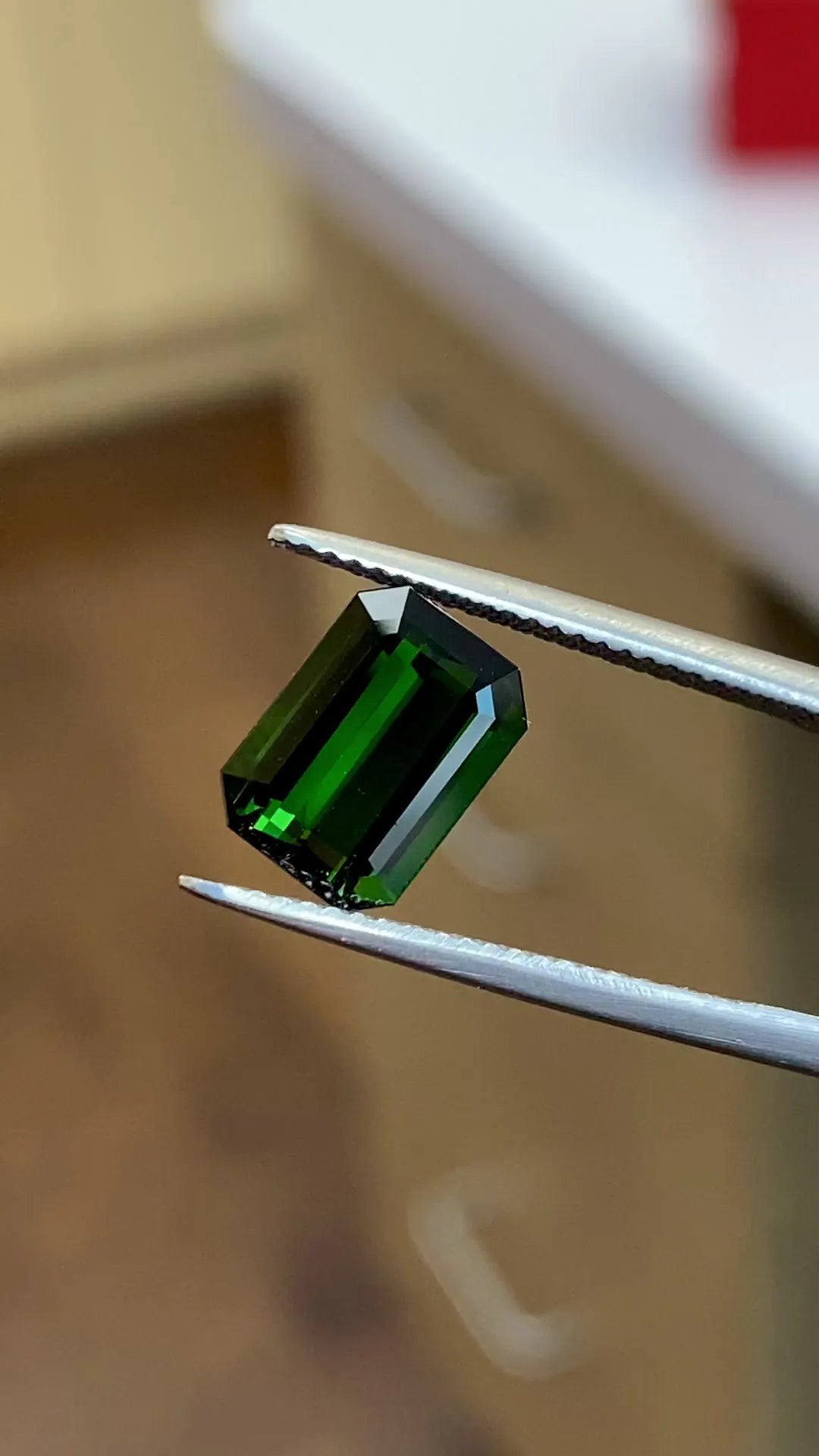 2.97ct Emerald Natural Tourmaline (Colour Green, Clarity Eye Clean, Cut Faceted)