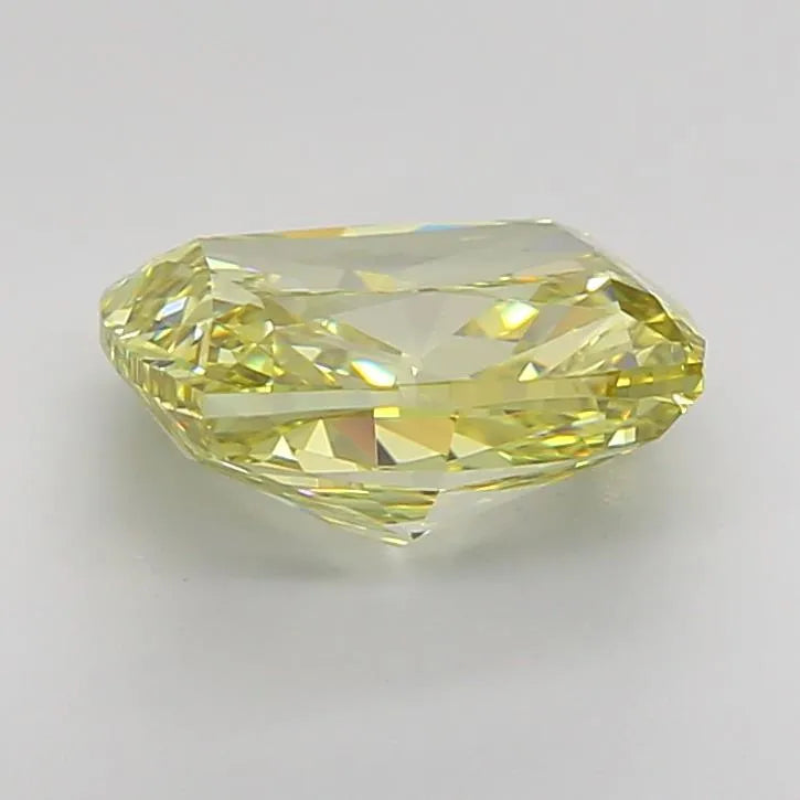 3.05ct Cushion modified Lab Grown Diamond (Colour Fancy Yellow, Clarity VVS2, IGI Certified)