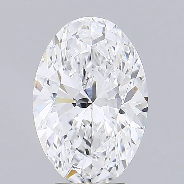 3.37ct Oval Lab Grown Diamond (Colour D, Clarity IF, GIA Certified)