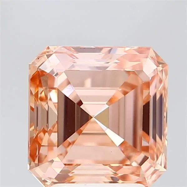 3.50ct Asscher Lab Grown Diamond (Colour Fancy Intense Brownish Orange, Clarity VS1, IGI Certified)