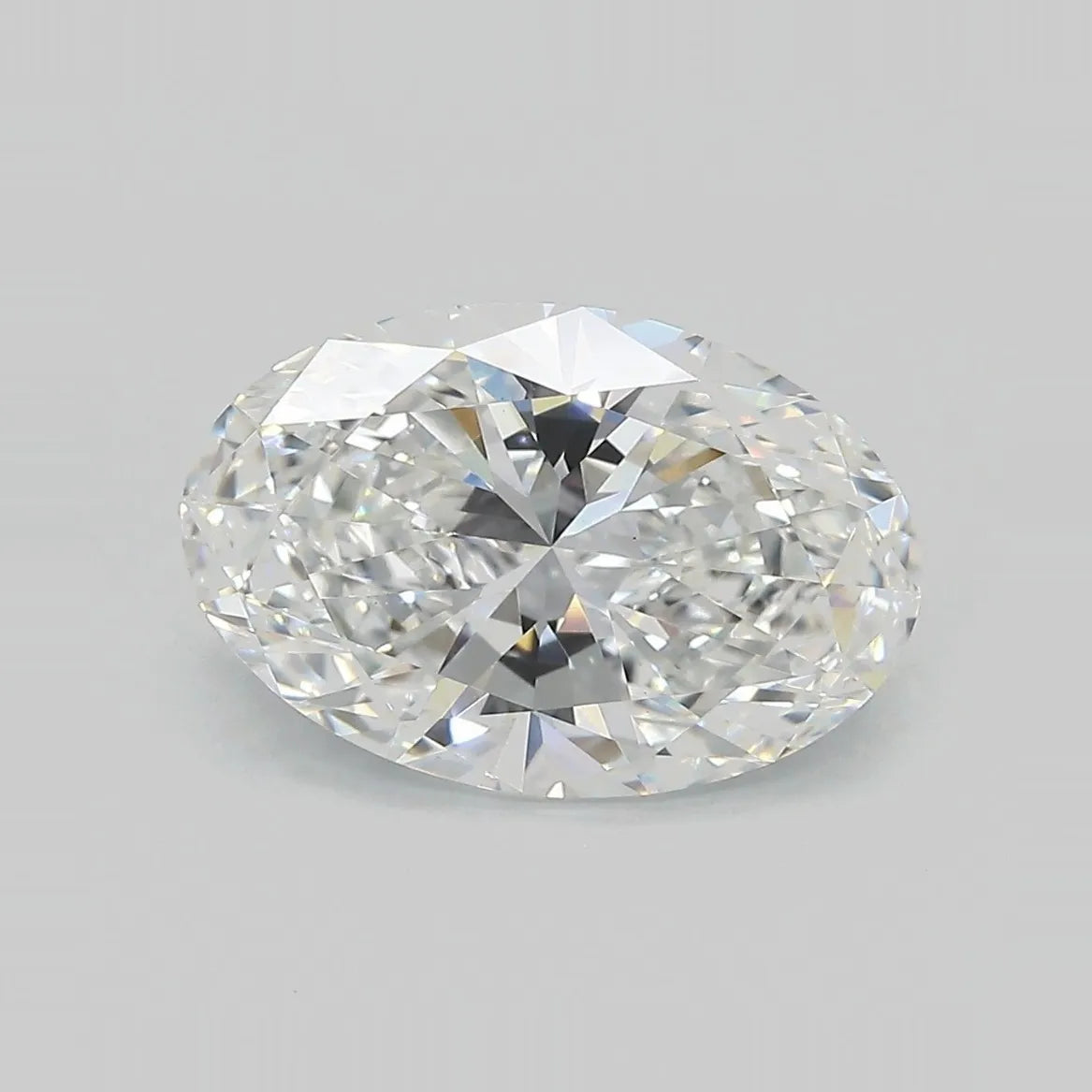 3.96ct Oval Lab Grown Diamond (Colour E, Clarity VS1, IGI Certified)