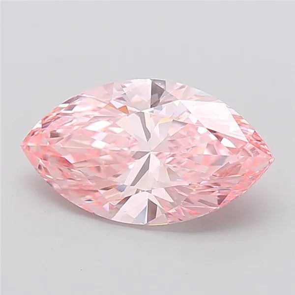 4.00ct Marquise Lab Grown Diamond (Colour Fancy Intense Pink, Clarity VVS2, IGI Certified)