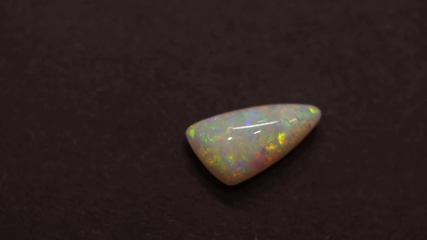 4.01ct Trilliant Natural Opal (Colour Multicolor, Clarity Visibly Included, Cut Cabochon)