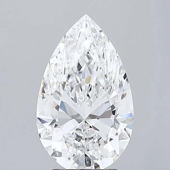 4.02ct Pear Lab Grown Diamond (Colour E, Clarity VVS1, IGI Certified)