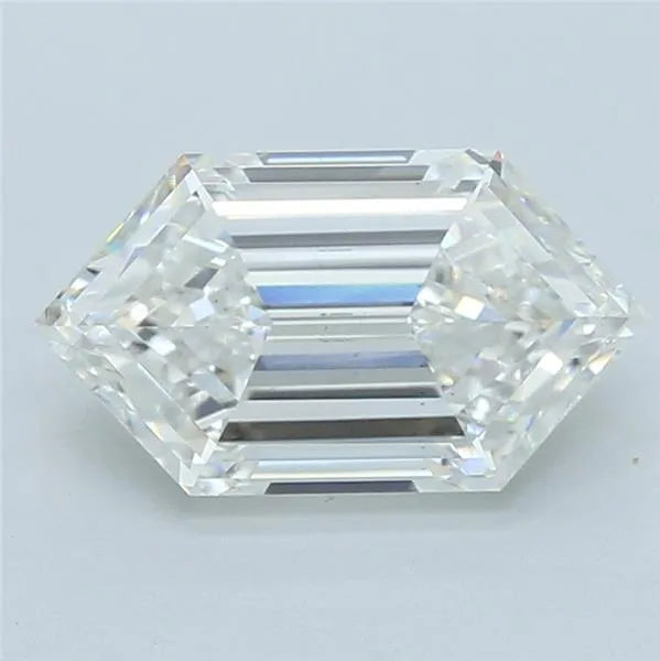 4.03ct Hexagonal Lab Grown Diamond (Colour F, Clarity VS2, IGI Certified)