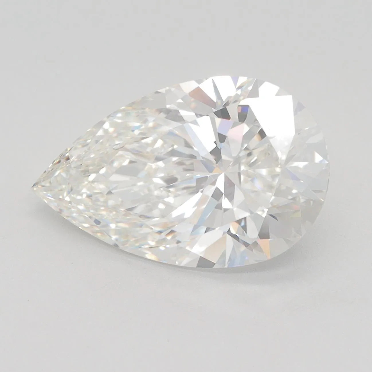 4.04ct Pear Lab Grown Diamond (Colour H, Clarity IF, IGI Certified)