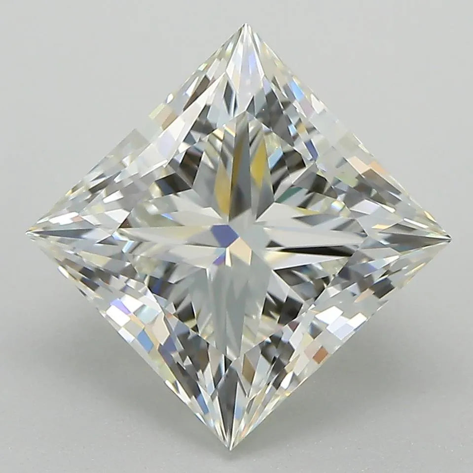 4.05ct Princess Lab Grown Diamond (Colour I, Clarity VVS2, Cut VG, IGI Certified)