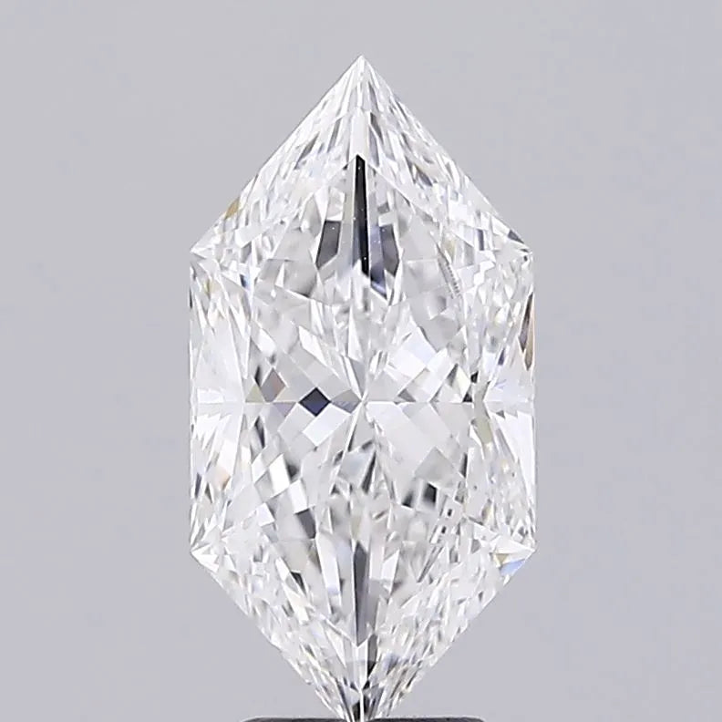4.08ct Hexagonal Lab Grown Diamond (Colour E, Clarity VVS2, IGI Certified)