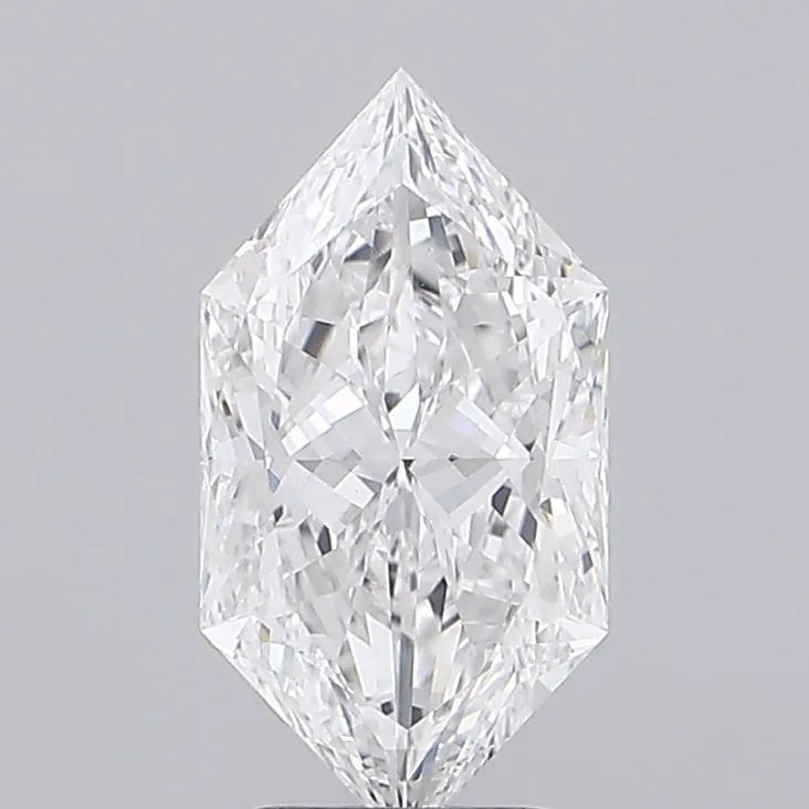 5.02ct Hexagonal Lab Grown Diamond (Colour E, Clarity VVS2, IGI Certified)