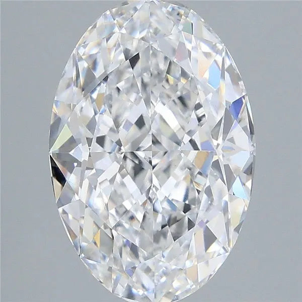 5.03ct Oval Lab Grown Diamond (Colour D, Clarity VVS2, IGI Certified)
