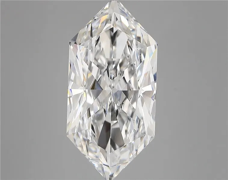 5.55ct Hexagonal Lab Grown Diamond (Colour D, Clarity VVS2, IGI Certified)