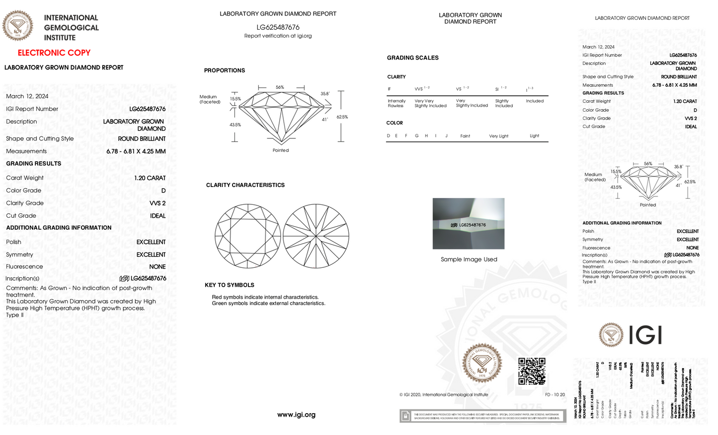 Greer - 1.20ct Round Lab Grown Diamond