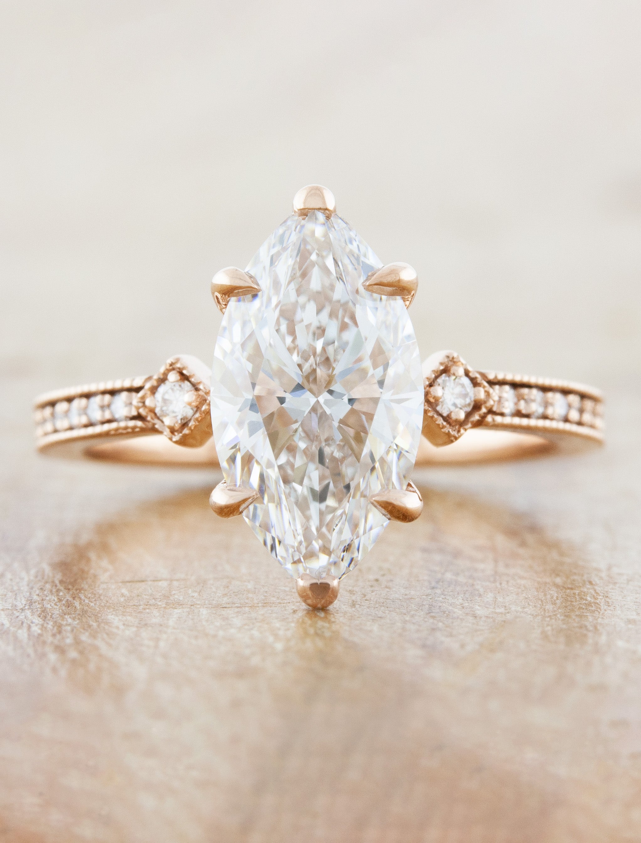 Unique marquise diamond rings Clearance