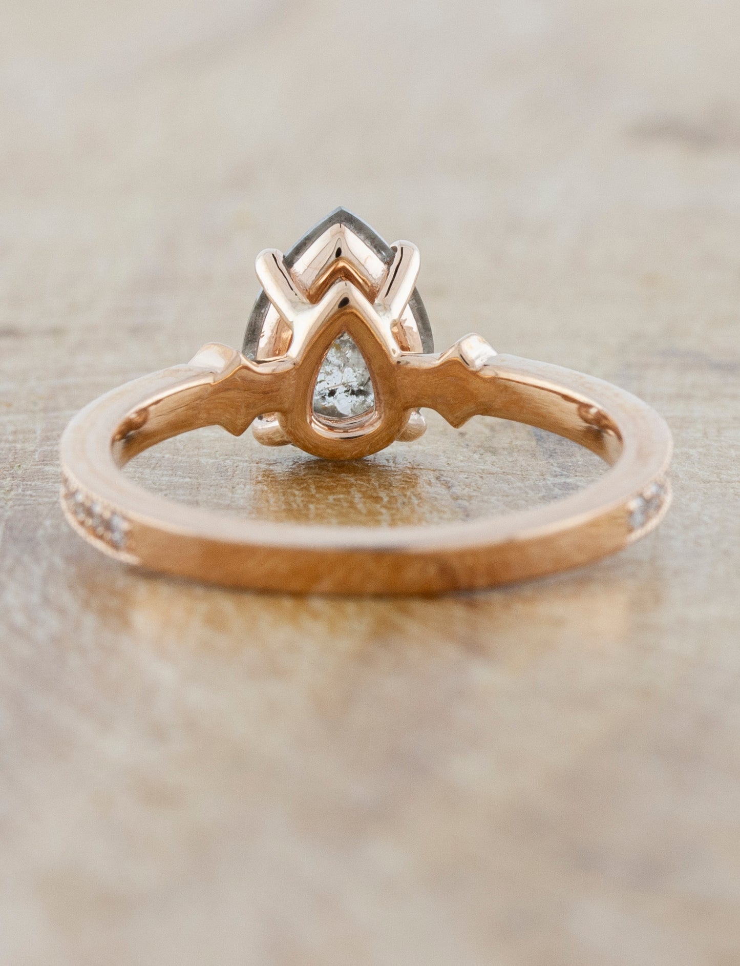 Charleen - Salt & Pepper Pear 1.09ct