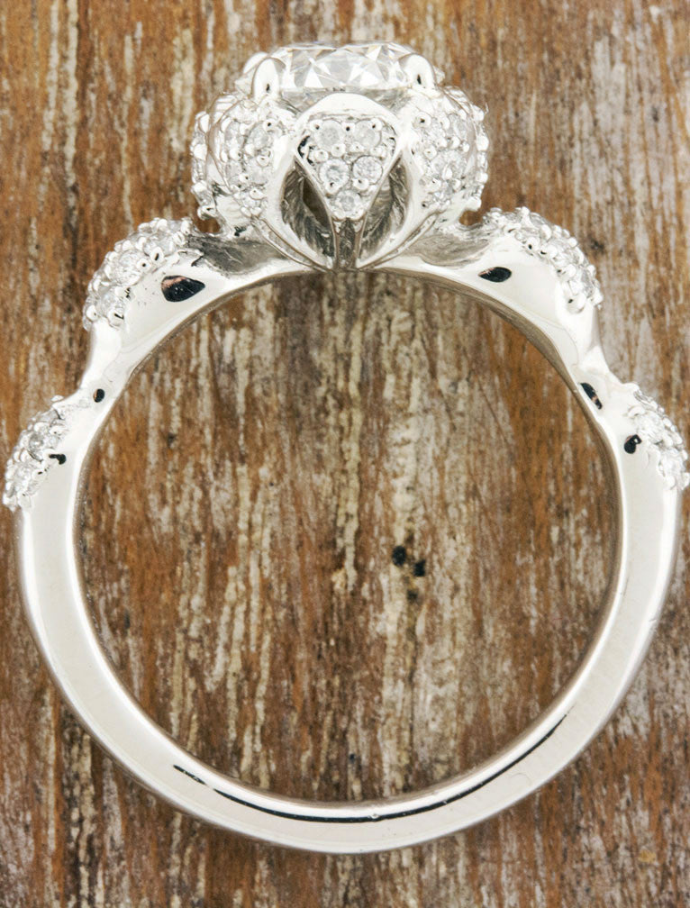 Unique Engagement Rings by Ken & Dana Design - Majesty front