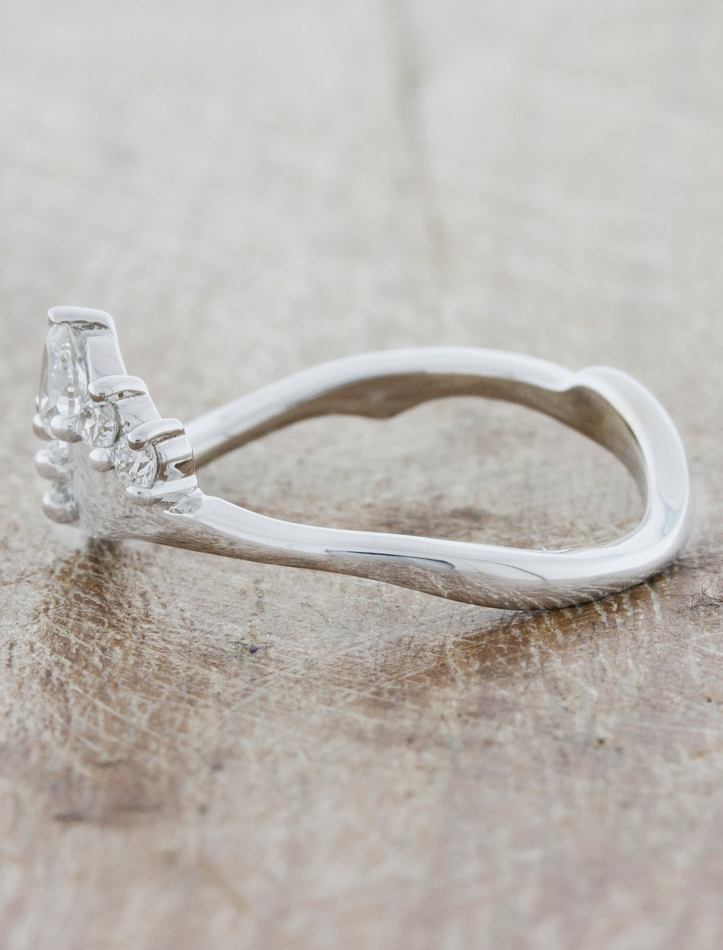 Nature Inspired Tiara Wedding Ring