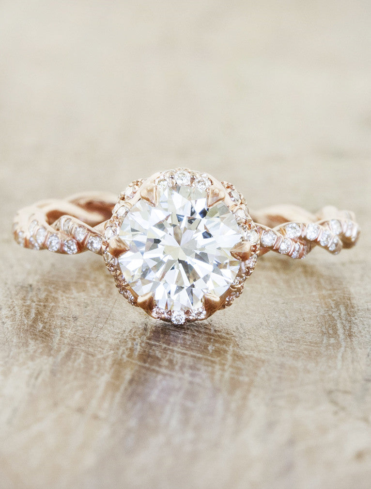 caption:Shown in 14k rose gold