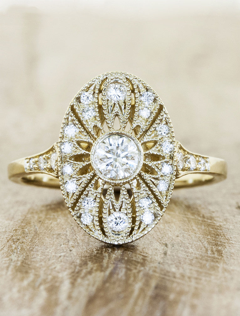 Ken & Dana Emma Antique Inspired European Cut Diamond