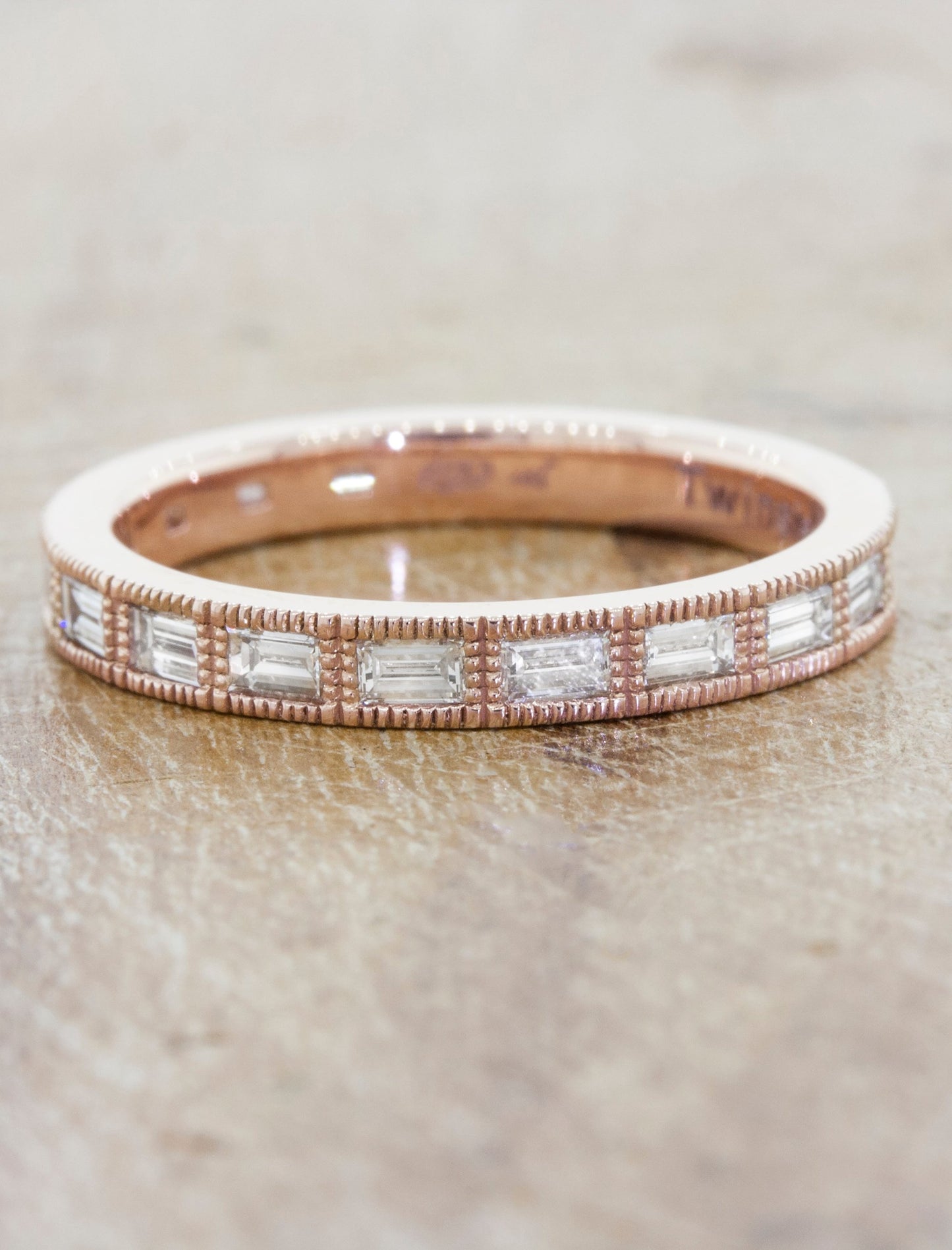 caption:Shown in 14k rose gold