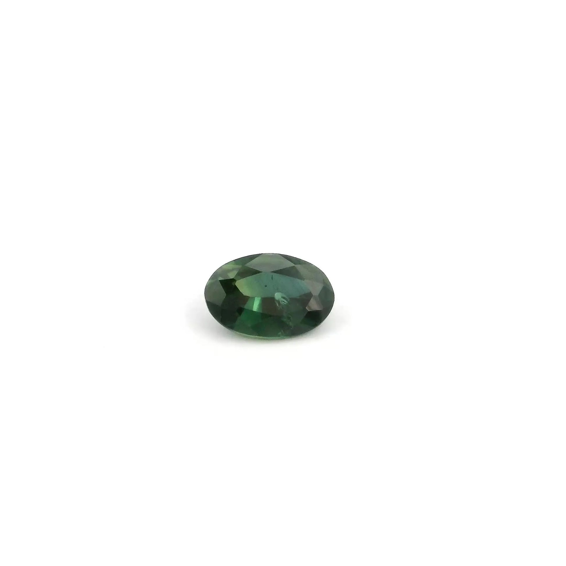 0.46ct Oval Natural Sapphire (Colour Green, Clarity Eye Clean, Cut Faceted)