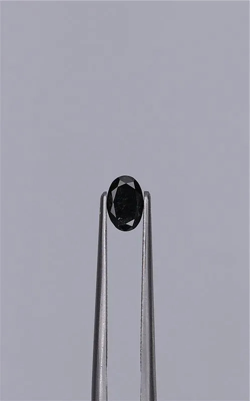 0.48ct Oval Natural Diamond (Colour Fancy Black, Clarity VVS2, Cut EX, GIA Certified)