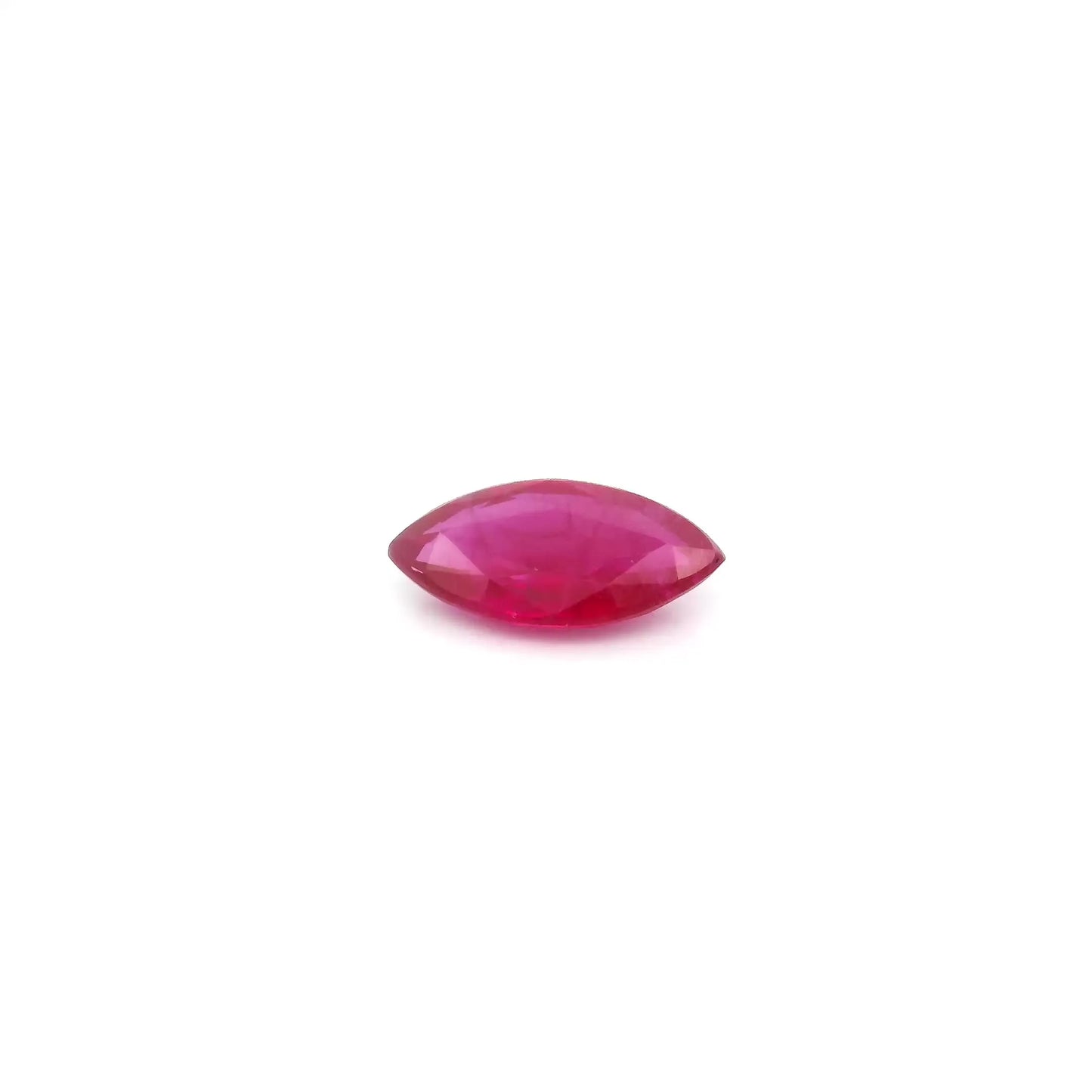0.55ct Marquise Natural Ruby (Colour Red, Clarity Slightly Included, Cut Faceted)