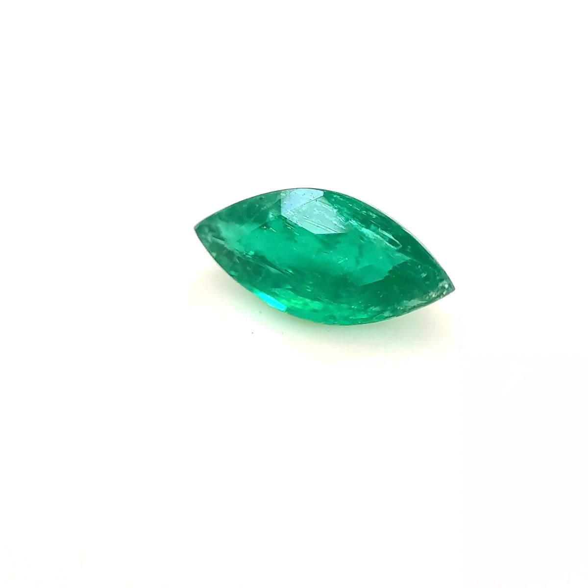 0.69ct Marquise Natural Emerald (Colour Green, Clarity Moderately Included, Cut Faceted)