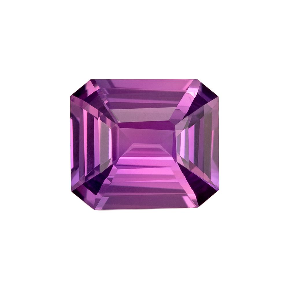 1.00ct Emerald Natural Sapphire (Colour Purple, Clarity Slightly Included, Cut Faceted)