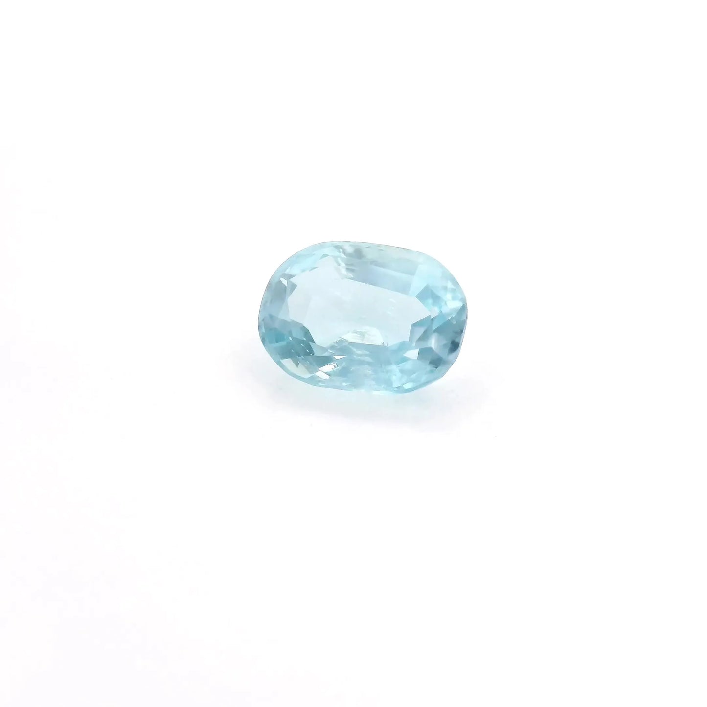 1.00ct Oval Natural Aquamarine (Colour Blue, Clarity Slightly Included, Cut Faceted)