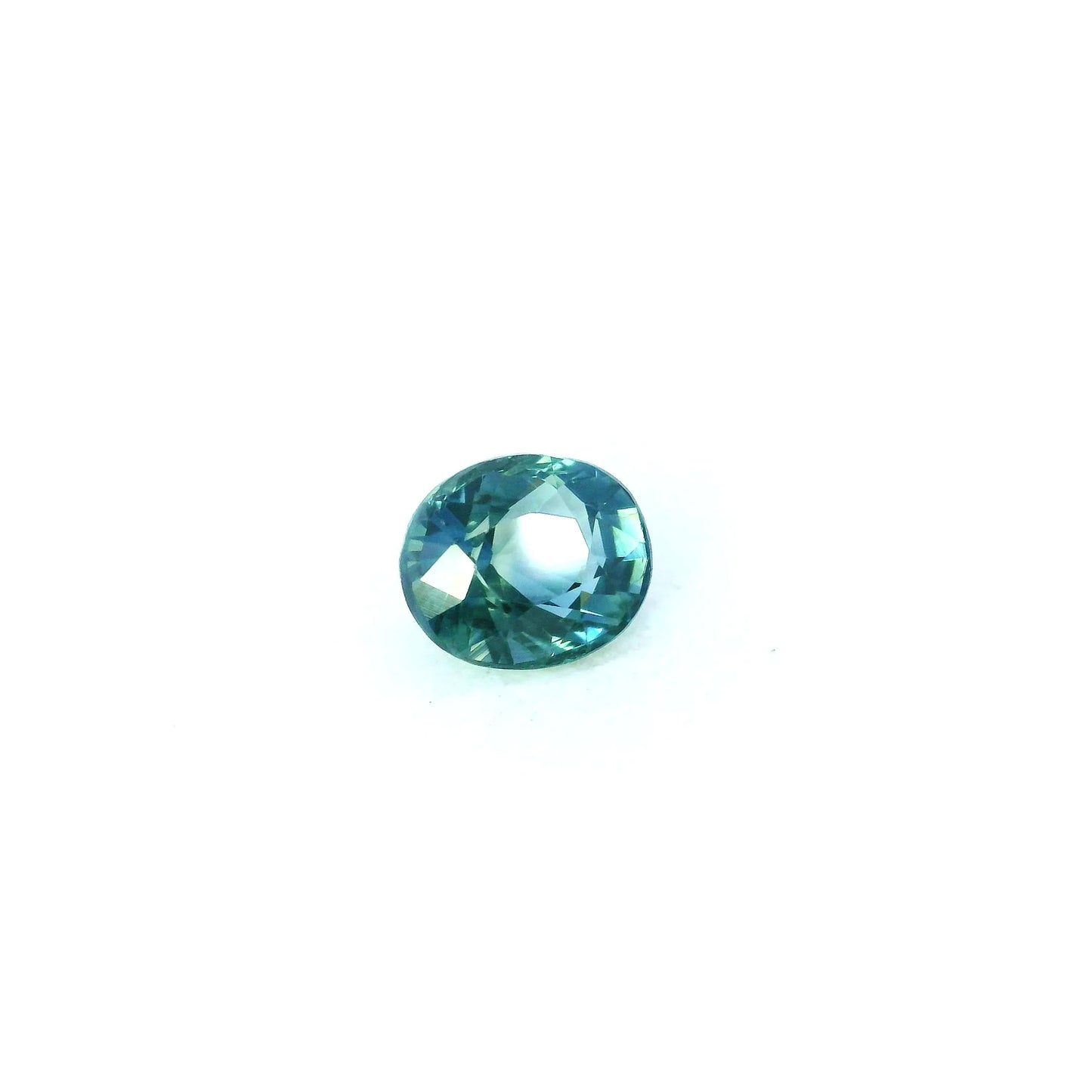 1.03ct Oval Natural Sapphire (Colour Green, Clarity Eye Clean, Cut Faceted)