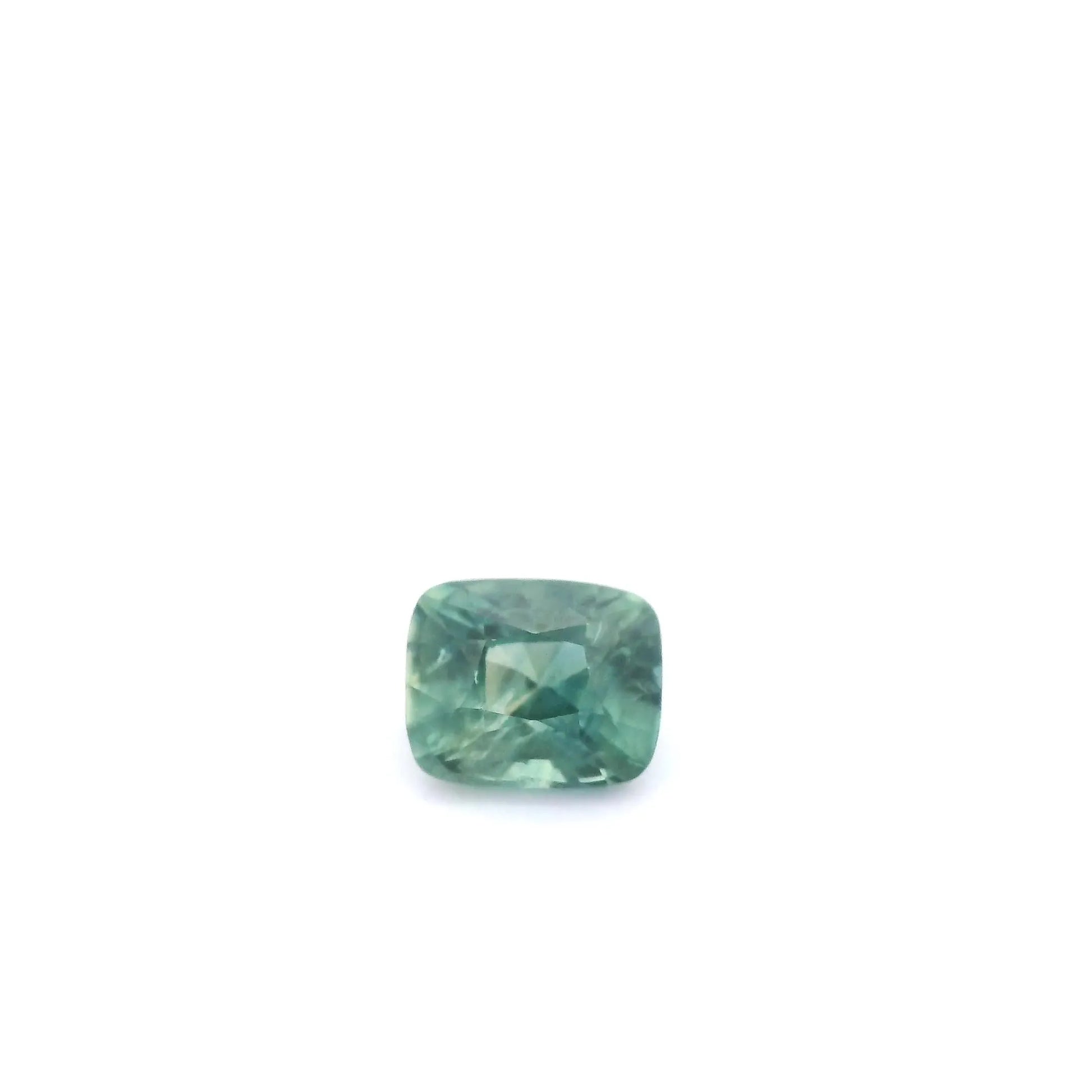 1.06ct Cushion Natural Sapphire (Colour Teal, Clarity Eye Clean, Cut Faceted)