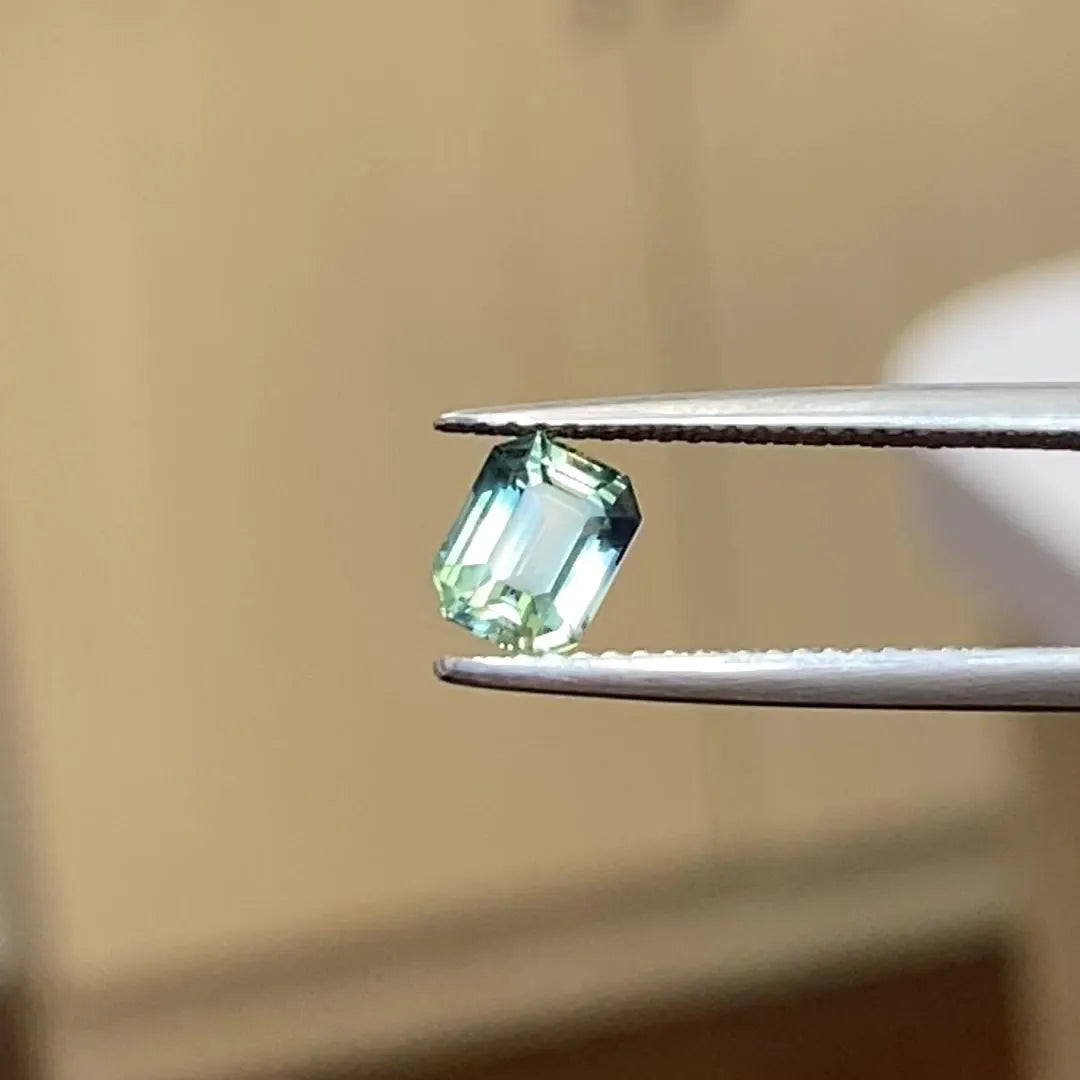 1.11ct Emerald Natural Sapphire (Colour Green, Clarity Eye Clean, Cut Faceted)