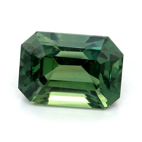 1.15ct Emerald Natural Sapphire (Colour Green, Clarity Eye Clean, Cut Faceted)